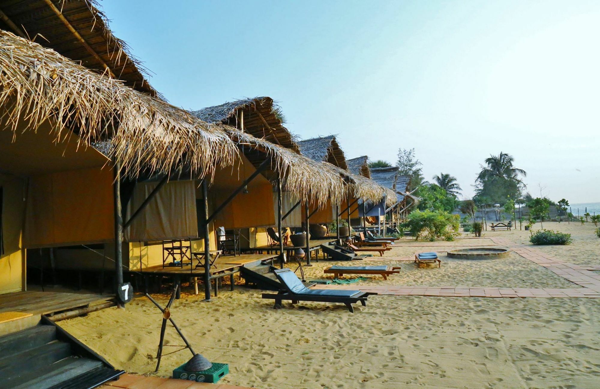 The Beach Camp Yala Kirinda  Kültér fotó